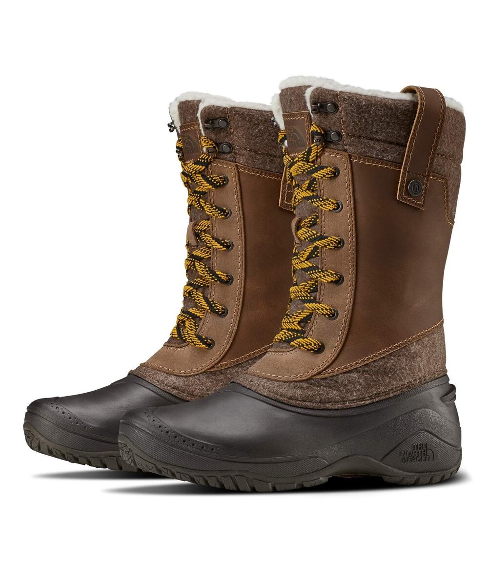 The North Face Women's Shellista III Mid Boot Demitasse Brown Size 6.5 B